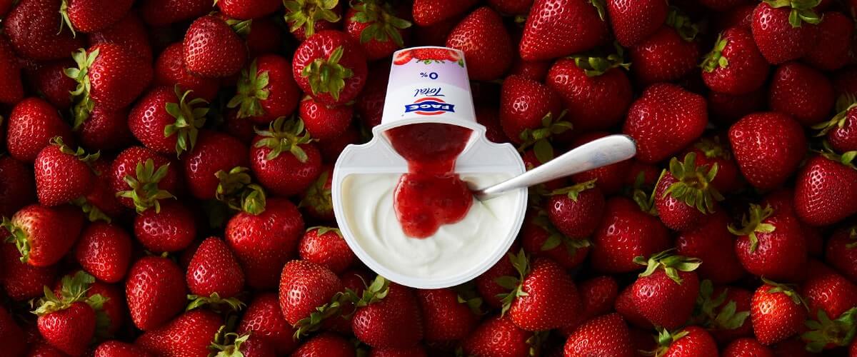 FAGE Total 0% Split Pot Yoghurt - Strawberry