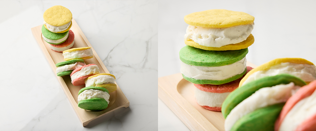 Frozen Yoghurt Cookie Sandwich