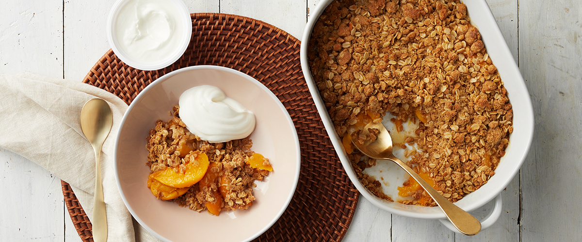 Peach Crumble