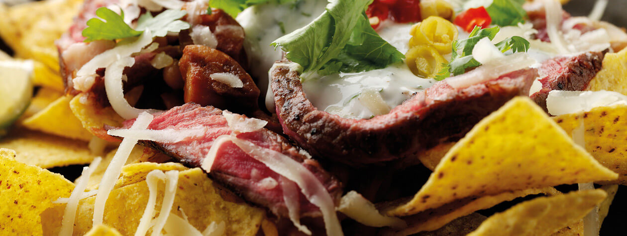 Beer Soaked Steak Nachos