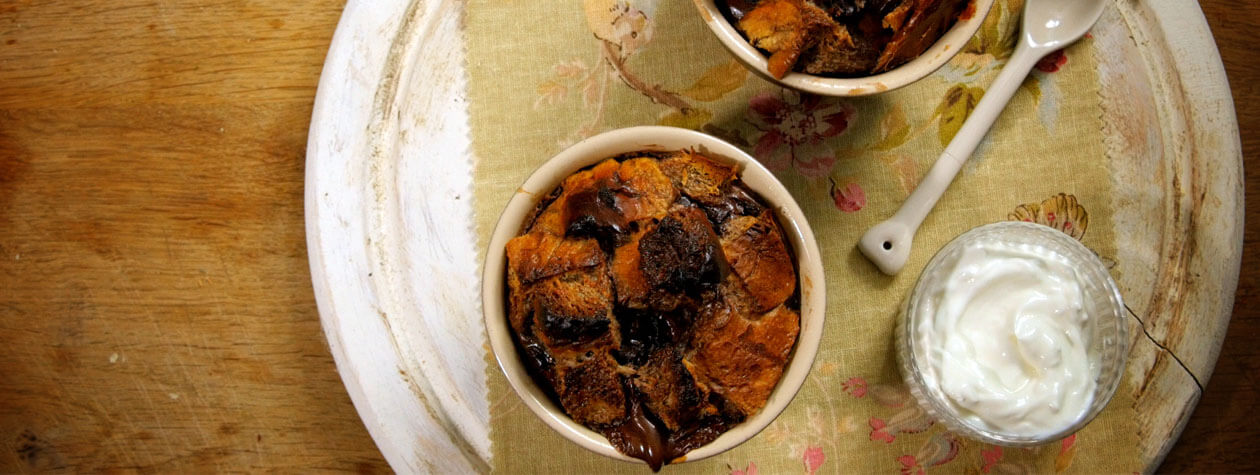 Chocolate Orange Bread Pudding