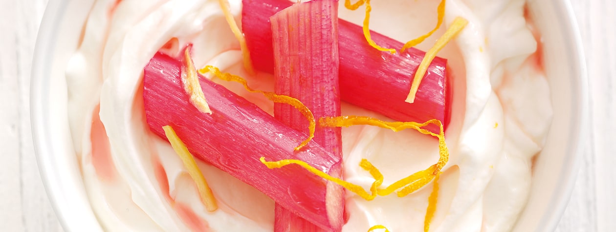 Roasted Rhubarb with Ginger & Orange