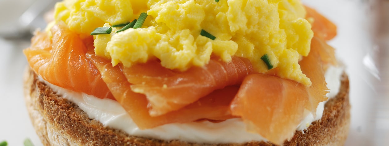 Scrambled Eggs with Smoked Salmon