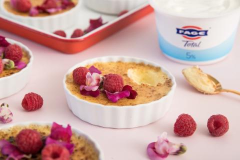 Crème Brûlée with Yoghurt