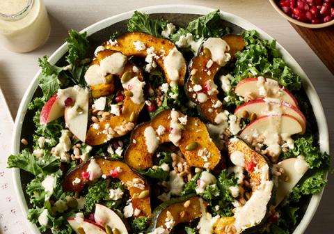 Harvest Salad with Yoghurt Dressing