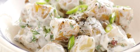 Potato Salad with Yoghurt & Caper Dressing